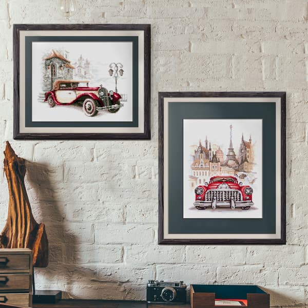 Broderisett Magic Needle «Retro Buick» 16x20 cm