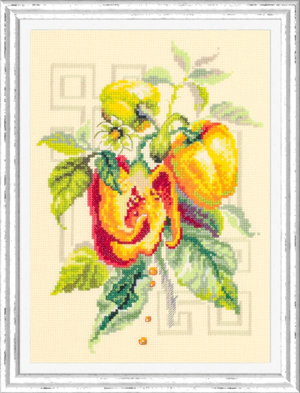 Broderisett Magic Needle "Pepper" 18x25 cm