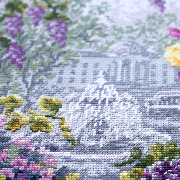 Broderisett Magic Needle "Romantikk i hvit natt" 32x25 cm