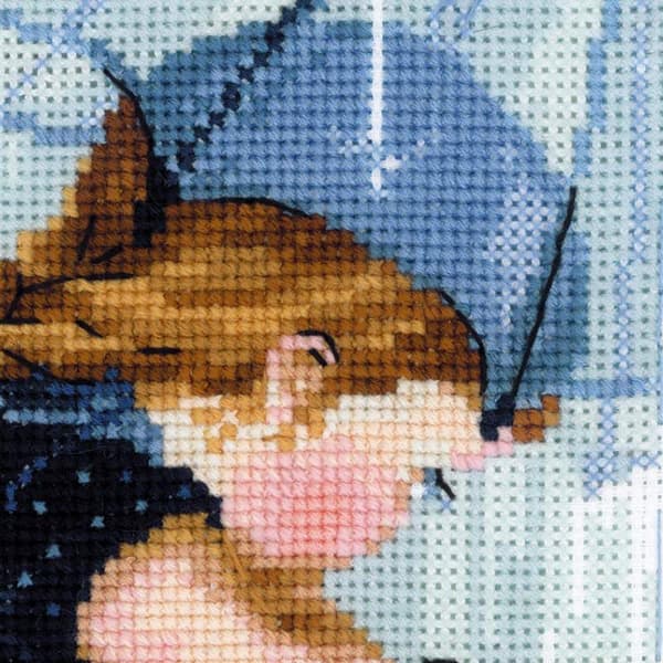 Broderisett Riolis "Under min paraply" 25x25 cm
