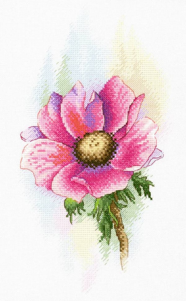 Broderikit MP Studia "Rosa anemon" 16x28 cm