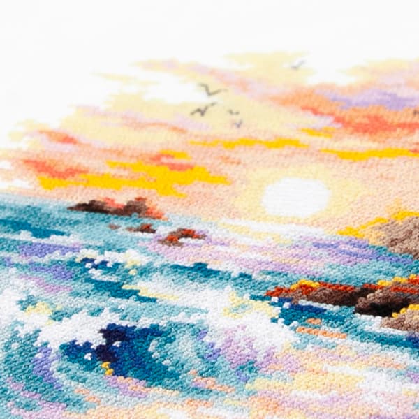 Broderikit Magic Needle "Fyra element" 18x18 cm