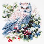 Broderikit Magic Needle "Sneugle" 26x26 cm