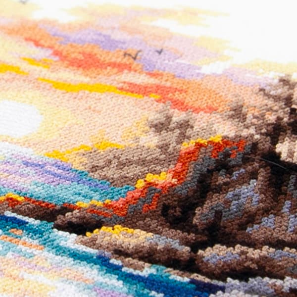 Broderikit Magic Needle "Fyra element" 18x18 cm