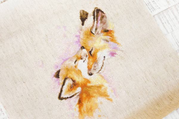 Broderikit Luca-S B2312 - "Ræve" 20x22,5 cm