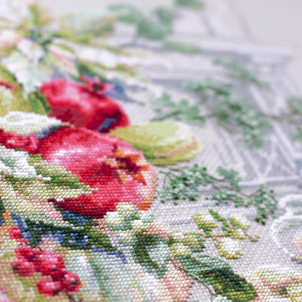 Broderisett Magic Needle "Vinterimprovisasjon" 32x25 cm