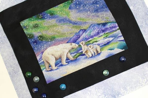 Broderikit MP Studia "Vid nordpolen" 26x20 cm