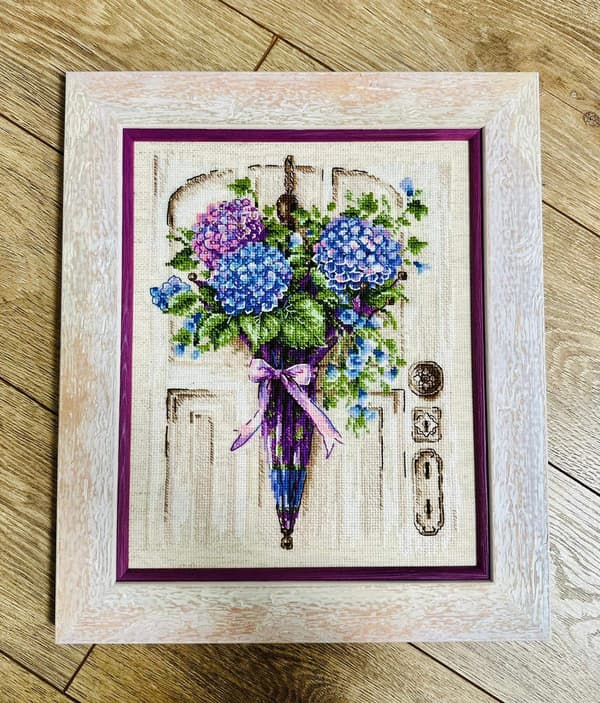 Broderisett Riolis "Paraplykrans" 24x30 cm