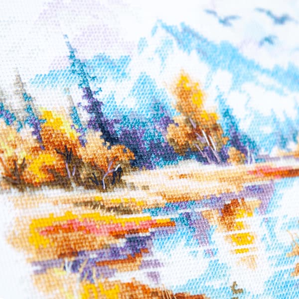 Broderisett Magic Needle "Stillhet og svalhet" 26x23 cm