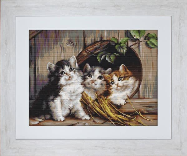 Broderikit Luca-S B520 - "Venlig beskyttelse" 28.5x35.5 cm
