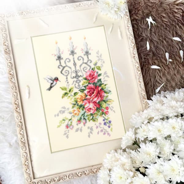 Broderikit Magic Needle "Højtidelig etyde" 17x27 cm