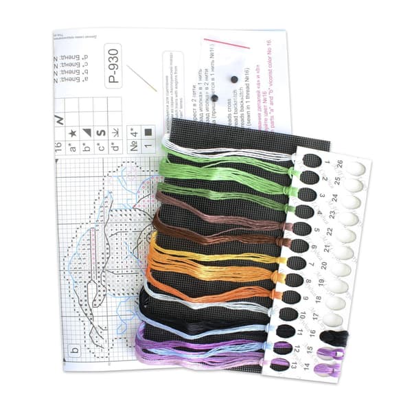 Broderikit Plastik Canvas MP Studia "Pumpavogn" 9x8cm