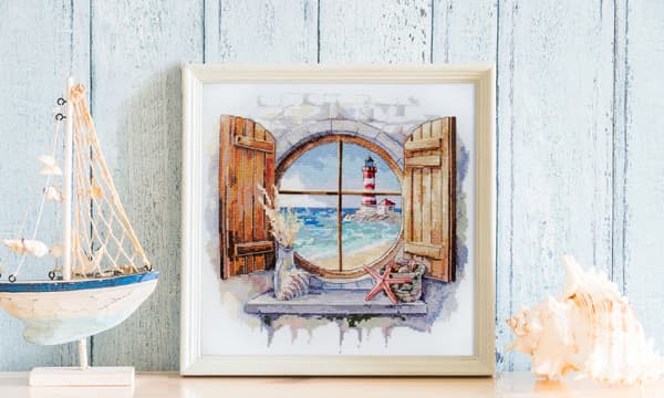 Broderikit Abris Art "Vindens viskning" 27x26 cm