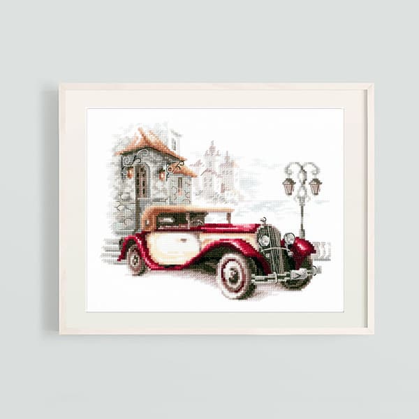 Broderisett Magic Needle "Retro Cadillac" 20x16 cm
