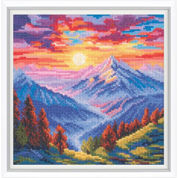 Ristipistopakkaus RTO "Auringon väri" 15.5x15.5 cm