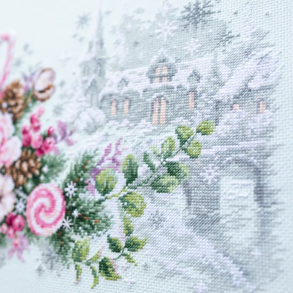 Broderikit Magic Needle "Julstämning" 32x22 cm