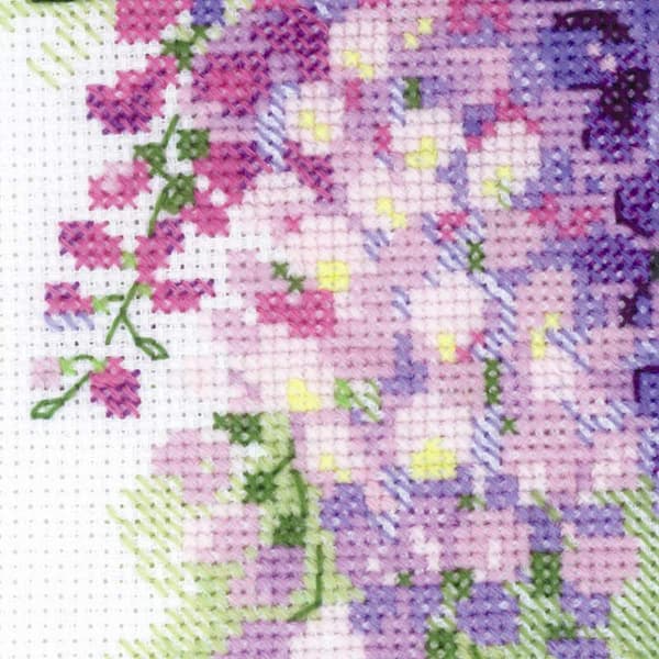 Broderisett Riolis "Blåregn" 30x40 cm