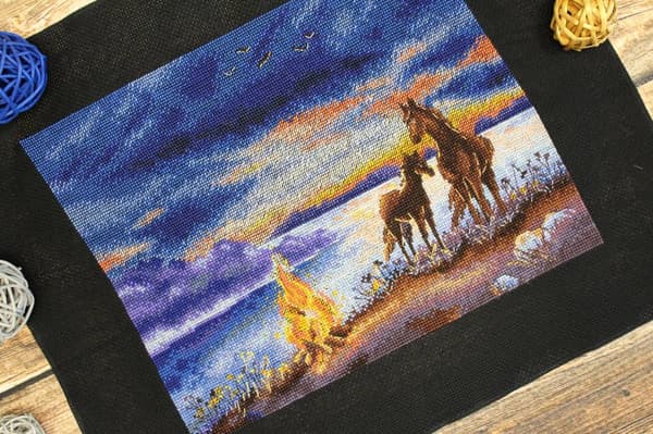 Broderikit MP Studia "Sommar­natt" 26x20 cm