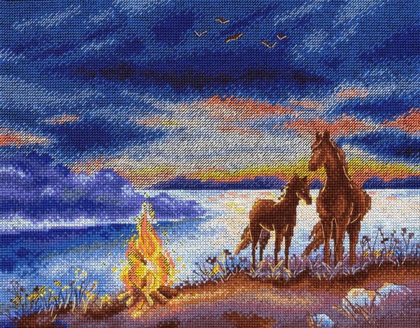 Broderikit MP Studia "Sommar­natt" 26x20 cm