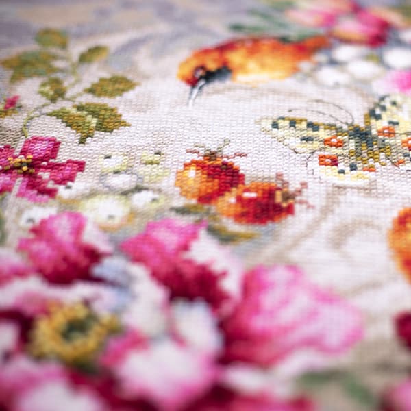 Broderisett Magic Needle "Sommersymfoni" 40x40 cm