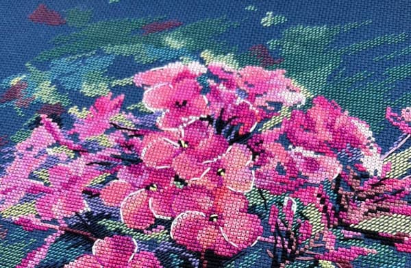 Broderikit Oven "Phlox" 24x28 cm