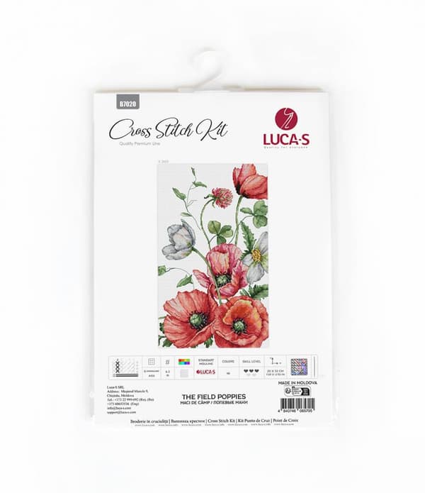 Broderikit Luca-S B7020 - "Markvalmue" 20x32 cm