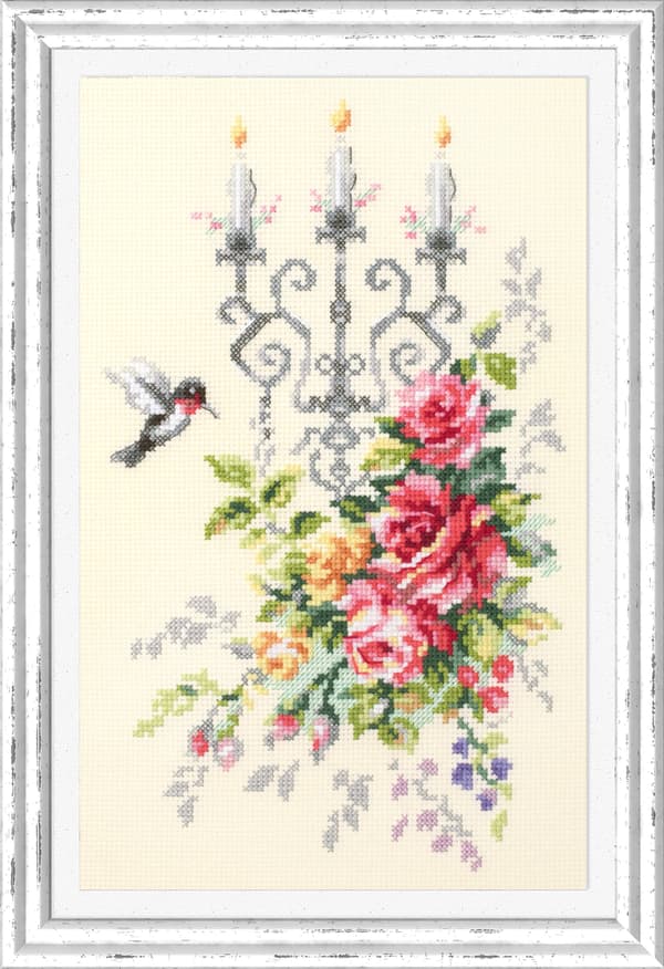 Broderikit Magic Needle "Højtidelig etyde" 17x27 cm