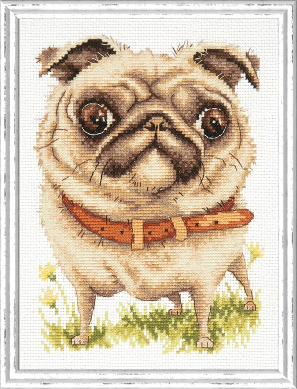 Ristipistopakkaus Magic Needle "Mopsi" 16x20 cm
