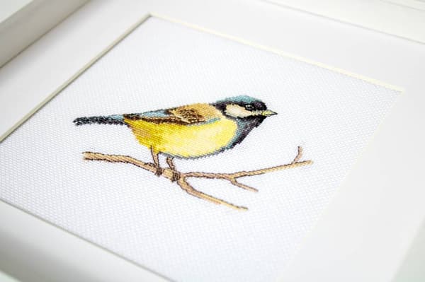 Broderikit Luca-S B1155 - "Dompap" 11.5x8 cm