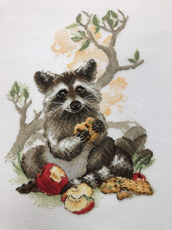 Broderisett Riolis "Lodden søtsugen" 21x30 cm