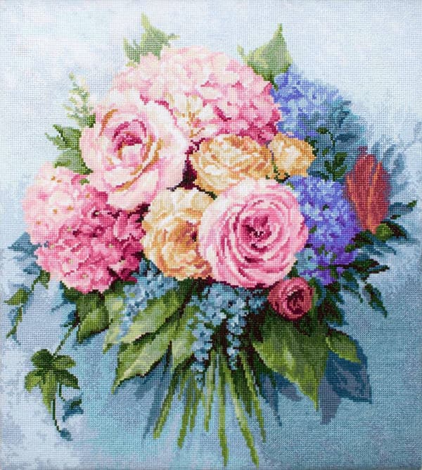 Broderikit Luca-S B2371 - "Buket" 33.5x37 cm