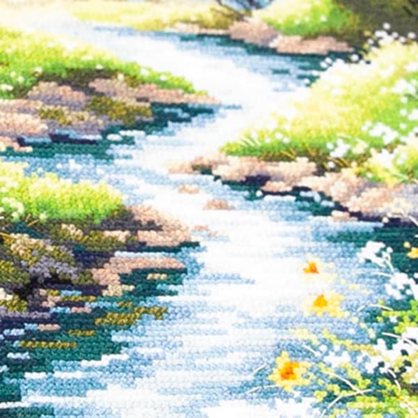 Broderikit Magic Needle "Naturens ljud" 26x26 cm
