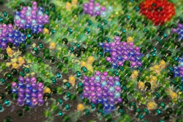 Perlebroderi Abris Art "Vild eng" 15x15 cm