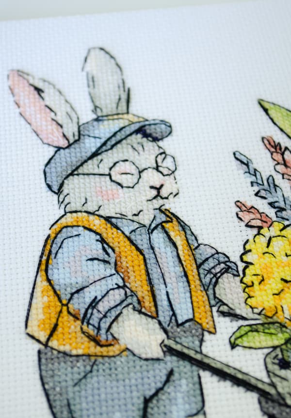Broderikit Abris Art "Høstdag" 18x21cm