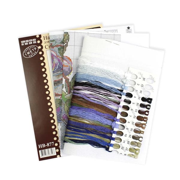 Broderisett MP Studia "Hageplomme" 27x17cm