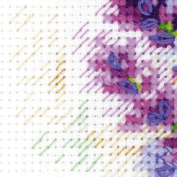 Broderikit Riolis "Buket med lavendel" 15x18 cm