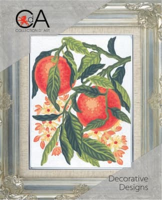 Kanavatyö Collection D`Art "Appelsiinit" 14x18 cm
