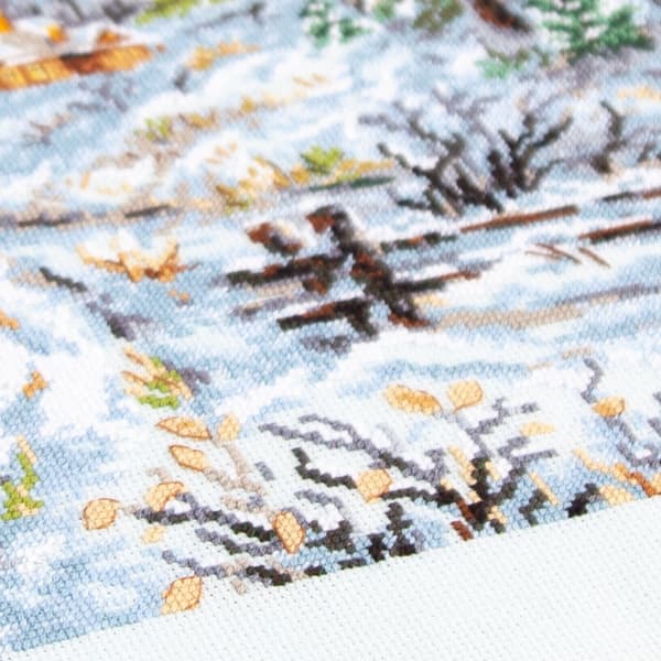 Broderisett Magic Needle "Frostig dag" 36x28 cm