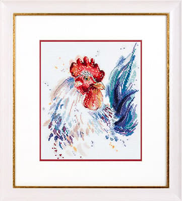 Broderikit Panna "Daggryets budbringer" 23x20 cm
