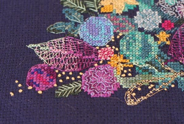 Broderikit Abris Art "Juletræ" 19x22 cm