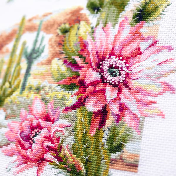 Broderikit Magic Needle "Vilde vestenblomster" 34x26 cm