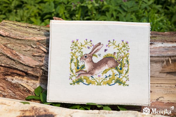 Broderisett Merejka K-147A – «Haren» 20x16 cm
