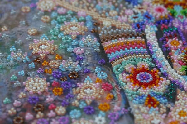 Perlebroderi Abris Art "Indiens mirakel" 30x30 cm