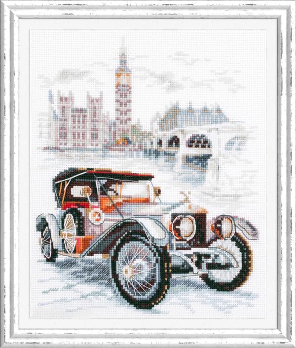 Broderikit Magic Needle "Retro Stil. Storbritannien" 16x20 cm