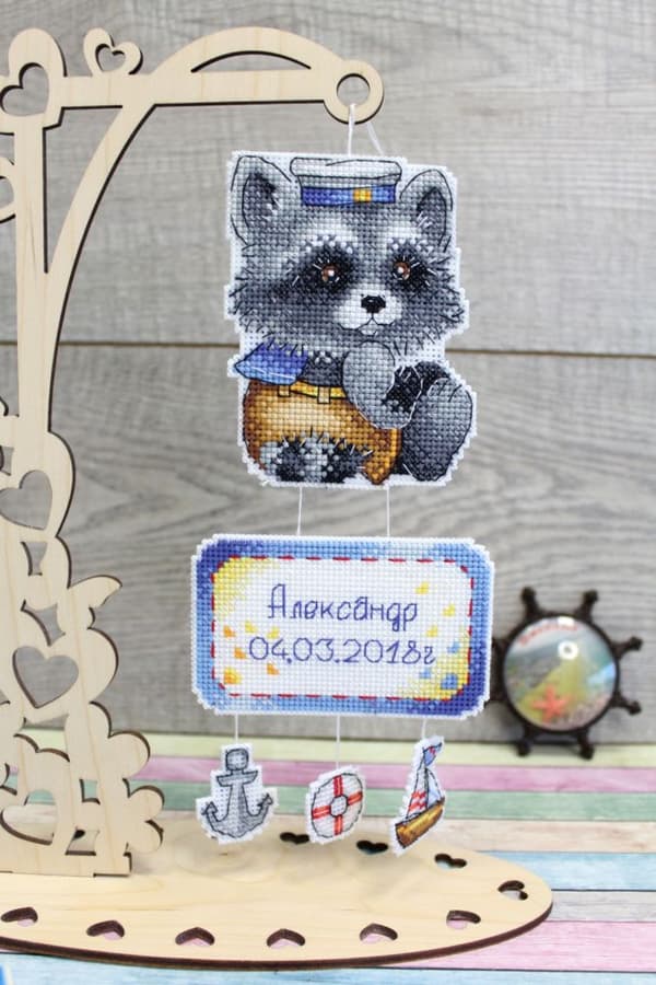 Broderikit Plastik Canvas MP Studia "Mors glæde" 10x22 cm