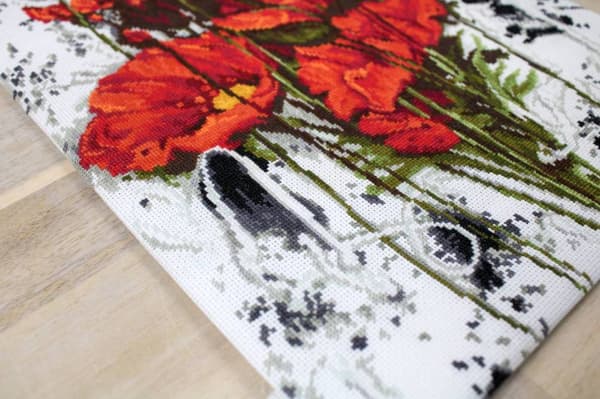 Broderikit Luca-S B2375 - "Valmue" 25.5x37 cm