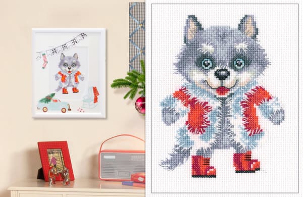 Broderikit RTO "Spøg" 10.5x13.5 cm