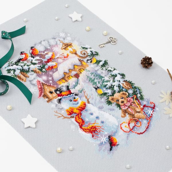Broderisett Magic Needle "Vinterhøytid" 17x27 cm