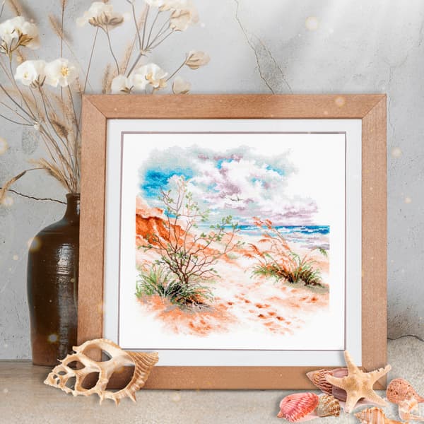 Broderikit Magic Needle "Havsdyner" 26x26 cm