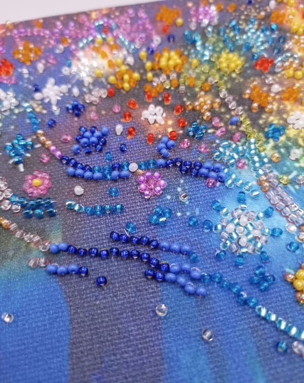 Perlebroderi Abris Art "Drømmer" 20x20 cm